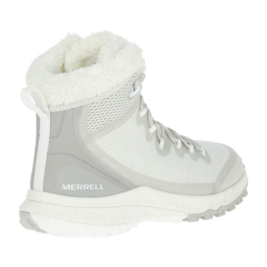 Bottes Merrell Bravada Knit Bluff Polar Waterproof Blanche/Grise Femme | P.G.DUSN